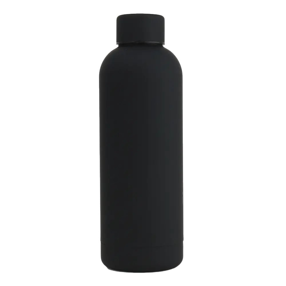 Rubber Vacuum Insulated Stainless Steel Water Bottle